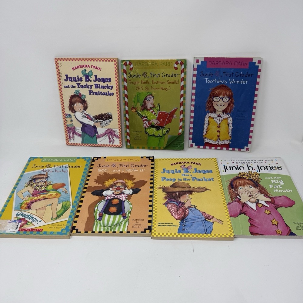 Junie B Jones 7 Book Lot Barbara Park Paperback Kids Chapter Book Lot